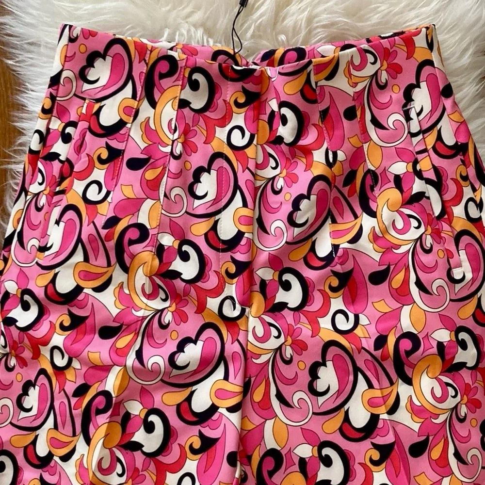 NWOT Zara High-Waist Barbie-Core Slim Trousers - Picture 3 of 13